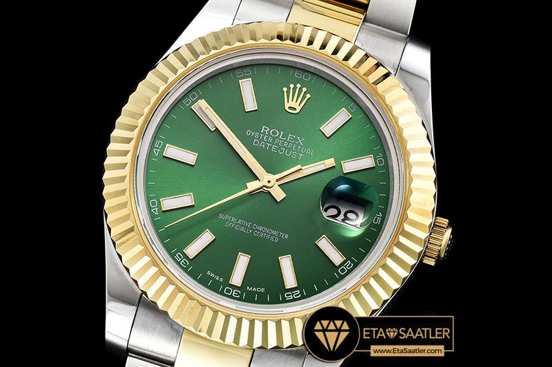 R2DJ0213A - DJ2 41mm Oyst Flt YGSS Green Stick BP A3136 Mod 01.jpg modelleri R2DJ0213A - DJ2 41mm Oyst Flt YGSS Green Stick BP A3136 Mod - 01.jpg